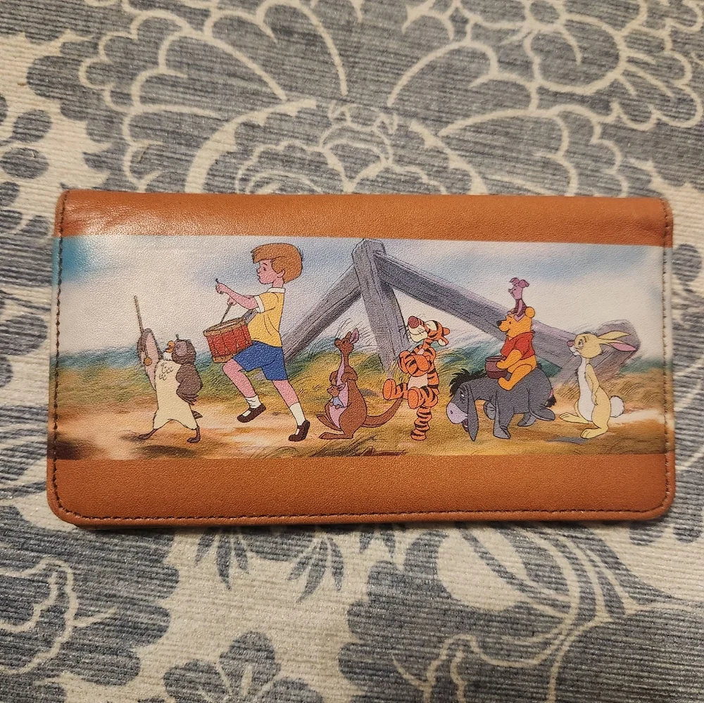 Vintage Winnie The Pooh Checkbook Holder